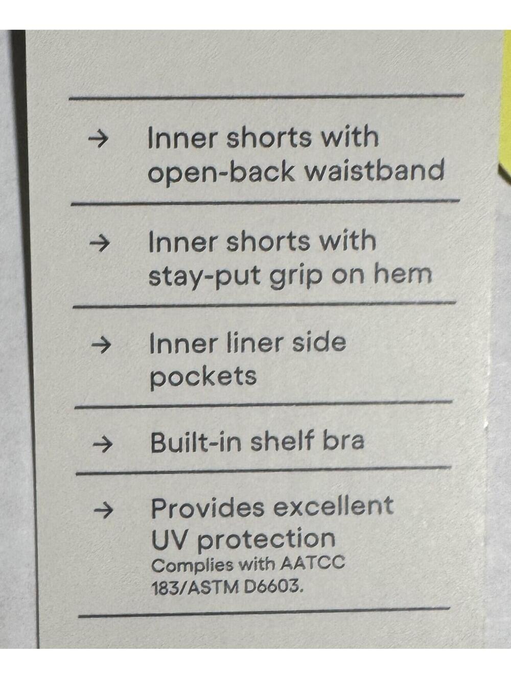 All in Motion Black Pleated Tennis Dress Built in Shorts Shelf Bra Women's Small - Picture 8 of 8